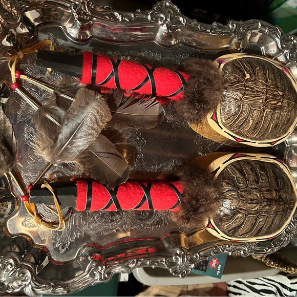 Native American, Navajo, Cherokee Shamen Turtle Shell Rattles - Picture 4 of 7